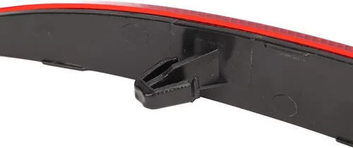 Vista 9 de Reflector de parachoques trasero para 2017 a 2023, lente roja, luz reflectora trasera de automóvil, repuesto para luces de parachoques trasero