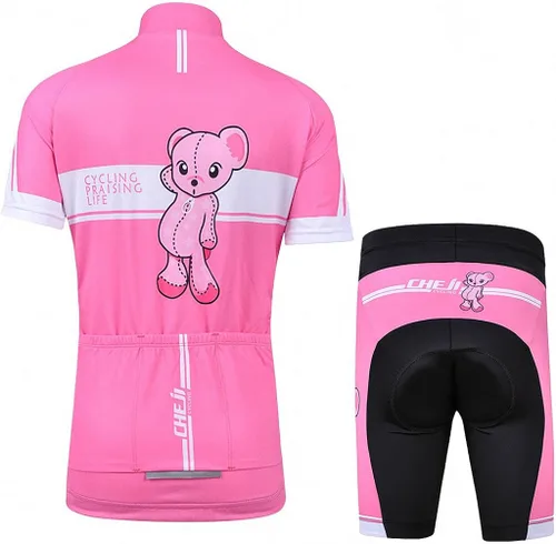 Vista 2 de Ateid Big Boys Cycling Jersey Set Short Sleeve with 3D Padded Shorts
