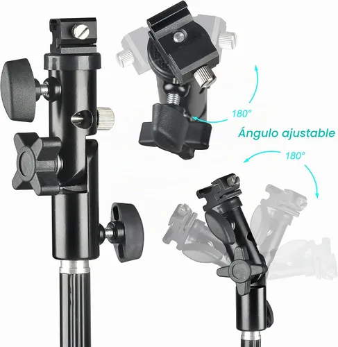 Vista 2 de EMART Paraguas de fotografía, 400W 5500K Kit de iluminación para Vedio
