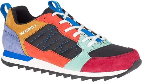 Vista 2 de Merrell Tenis Alpine Cross para hombre, AzulNaranja
