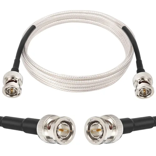 Vista 12 de XRDS -RF 2 piezas de cable SDI de 1 pie, cables de puente HD-SDI BNC macho de 75 ohmios RG179 para cámara de video BMCC