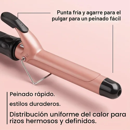 Vista 6 de JAETON Varita rizadora de cabello de 1 pulgada para rizos clásicos y ondas