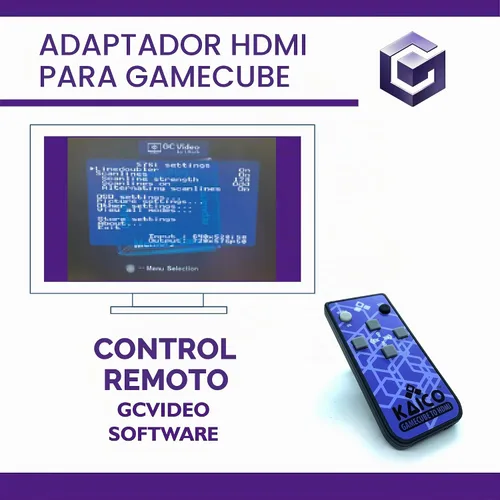 Vista 4 de Kaico Gamecube - Adaptador HDMI para Nintendo Gamecube DOL-001 con GCVideo
