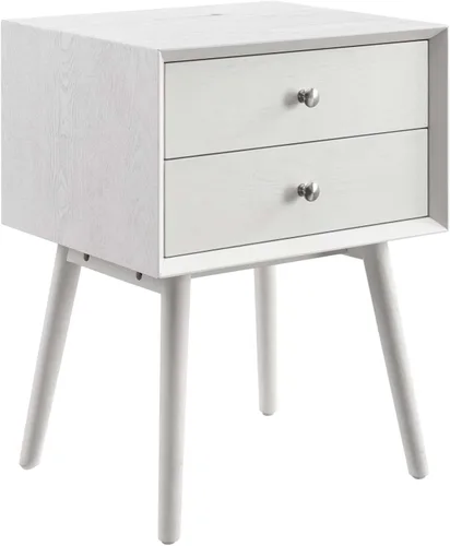 Vista 12 de Modway EEI-4343-WAL-WAL Mesita de noche de madera de brasa, nogal