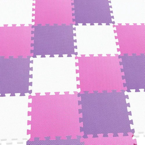 Vista 2 de MQIAOHAM® Alfombras de juego de rompecabezas de 18 piezas, alfombra de juego suave para bebés, azulejos de espuma entrelazados para niños, tapetes