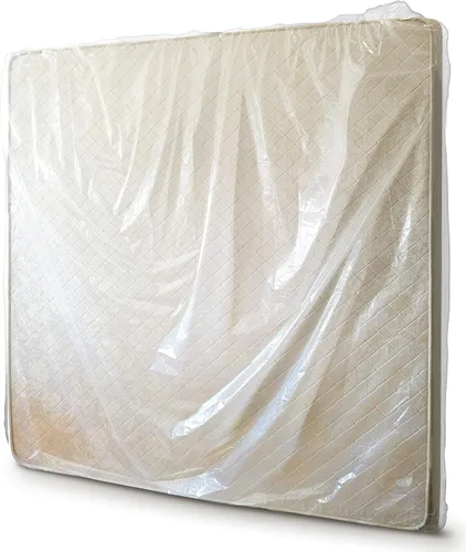 Vista 8 de ComfortHome Bolsa de colchón extra gruesa sellable de 4 mil, con tira adhesiva para mover y almacenar, resistente, se adapta a tamaño King y Cal