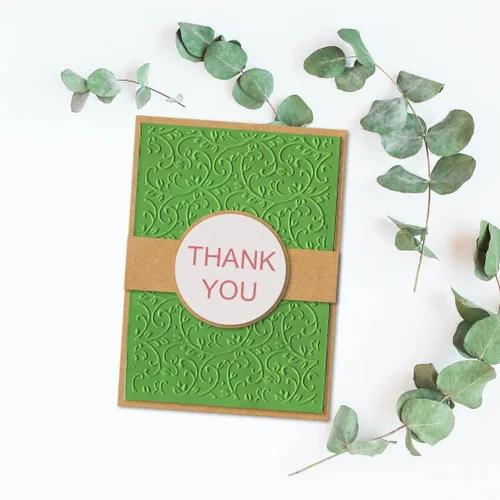 Vista 3 de Carpetas en relieve de flores de encaje para hacer tarjetas, fondo de marco de flores, plantilla de plástico para bricolaje, álbum de fotos, papel