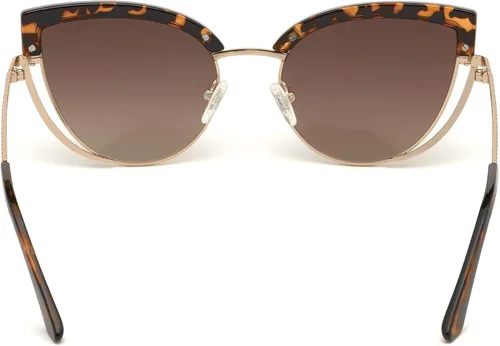 Vista 5 de Guess GU7622 - Gafas de sol para hombre, montura Havana oscura, lentes marrón degradado, lente 2.126in GU76225452F