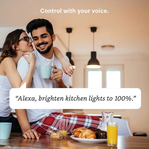 Vista 5 de Bombilla de Luz Inteligente Sengled, Bombillas de Luz WiFi que Funcionan con Google Home, No Requiere Hub, Bombilla de Luz LED Inteligente A19