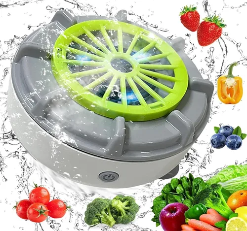 Vista 5 de Lavado de frutas y verduras,Seattleget Lavadoras portátiles eficientes de frutas y verduras,Máquinas de limpieza de frutas y verduras,Máquina