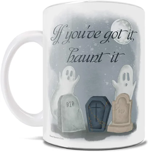 Vista 68 de Trend Setters Friends the Television Show – 25 años – Mercancía oficial – Taza de café o té de cerámica blanca de 11 onzas – perfecta para regalar
