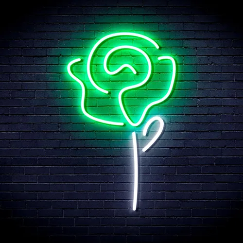 Vista 26 de ADVPRO Rose Flex Silicone LED Neon Sign - Blue - st16s32-fnu0034-b