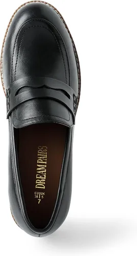Vista 3 de DREAM PAIRS Womens Loafers, Slip On Platform Chunky Penny Heeled Loafers for Women Dressy and Work, Womens Business Casual Shoes