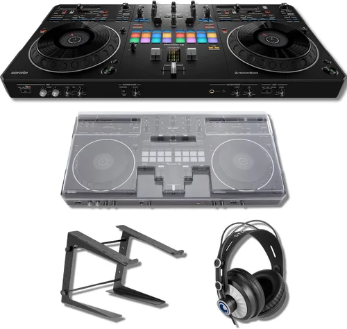 Vista 11 de Pioneer DDJ-REV5 - Controlador DJ de 4 canales con cubierta protectora de policarbonato Decksaver DS-PC-DDJREV5