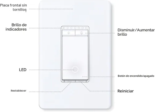 Vista 11 de TP-Link Tapo Smart - Kit de Interruptor Regulador Inteligente de 3 Vías, Compatible con Matter, Monitoreo de Energía, Cable Neutro Requerido