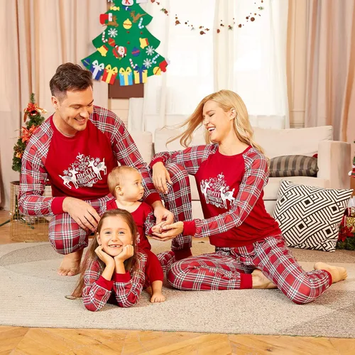 Vista 3 de PopReal - Pijamas de Navidad a juego para toda la familia