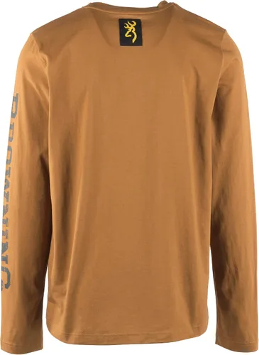 Vista 4 de Browning Logan - Camiseta de manga larga para hombre, tela de jersey suave