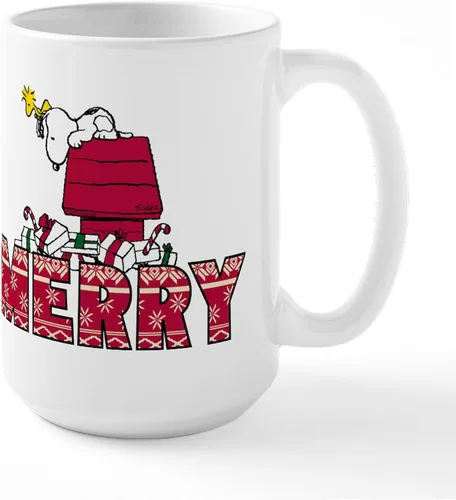 Vista 126 de CafePress SNOOPY Joe Cool - Taza de café de cerámica (15.0 fl oz)