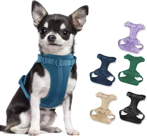 Vista 16 de Wisedog Arnés Ligero Sin Tirones para Perro: Arnés de Chaleco de Malla Transpirable Ajustable para Mascotas con Cojín Suave y Cómodo, para Perros