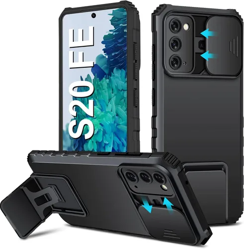 Vista 10 de Note 20 - Funda compatible con Samsung Galaxy Note20 5G de 6.7 pulgadas, funda deslizante para cámara, funda de grado militar a prueba de golpes