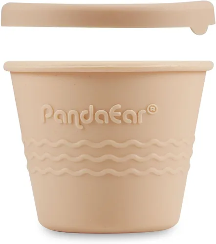 Vista 8 de PandaEar - Paquete de 12 recipientes de silicona para almacenamiento de alimentos para bebés, 4 onzas Reusable Snack Containers Freezer Storage