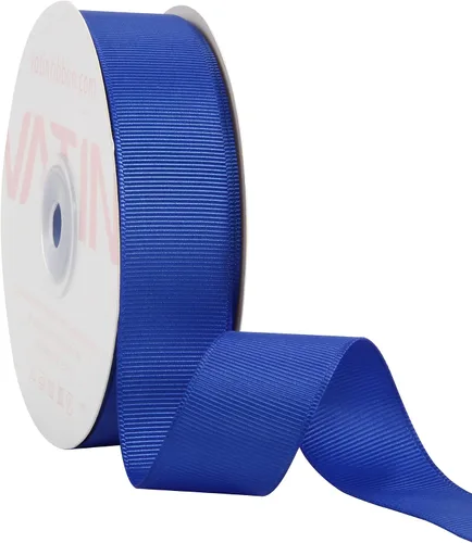 Vista 183 de VATIN Cinta de Grogrén Negra, 1-1/2" x 50 Yardas Continuas, Cinta de Grogrén de Poliéster Negra, Usar para Lazos de Bricolaje, Accesorios
