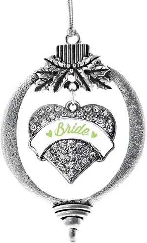 Vista 78 de Inspired Silver - Adorno con dije de hermana gemela - Adornos navideños de plata con circonitas cúbicas