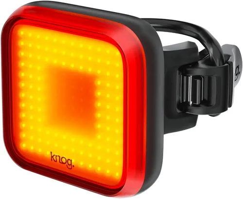 Vista 10 de Knog Blinder - Luz trasera para bicicleta – 100 lúmenes USB recargable, impermeable, 8 modos, se adapta a 0.866-1.260 in, 1,476.4 ft de visibilidad