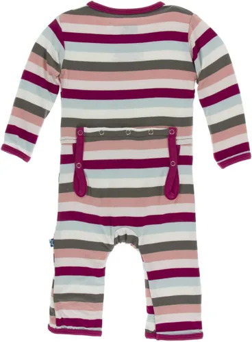 Vista 2 de Body enterito de bambú con cierre KicKee Pants
