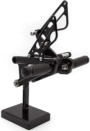 Vista 4 de CNC DAYTONA 675 - Juego de clavijas traseras ajustables para motocicleta, pedal de cambio de freno compatible con DAYTONA Street Triple 675 Negro