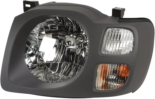 Vista 5 de EPIC LIGHTING Faros delanteros halógenos estilo OE color gris oscuro, repuesto para NISSAN 02-04 NISSAN XTERRA XE