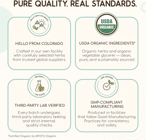 Vista 8 de Corn Silk B60 USDA - Tintura orgánica Extracto sin alcohol, gotas de hierbas de alta potencia Seda de maíz orgánica certificada (Zea Mays) Seda