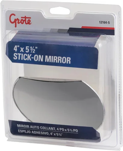 Vista 3 de Grote 12164 – 5 4 pulgadas X 5 1/2 pulgadas Espejo Stick-On Convex (rectangular)