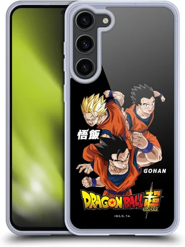 Vista 294 de Head Case Designs Funda de gel con licencia oficial de Dragon Ball Super Group Future Trunks Arc Characters [protección de grado militar] compatible