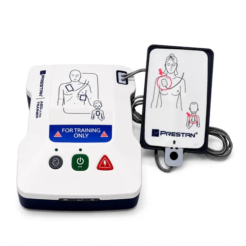 Vista 3 de Entrenador AED Ultratrainer, Unidad Única, Entrenamiento Prestan AED Solo AED UltraTrainer apoya la práctica realista de DEA con indicaciones