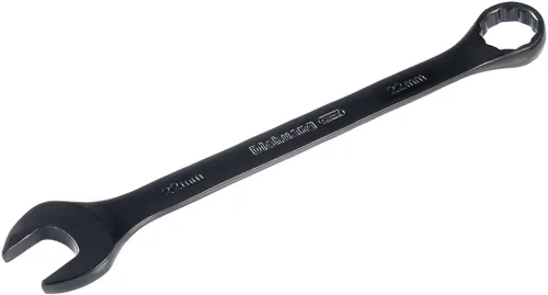 Vista 6 de uxcell Llave combinada métrica de extremo abierto, caja de 0.630 in, 12 puntos, acabado cromado, Cr-V
