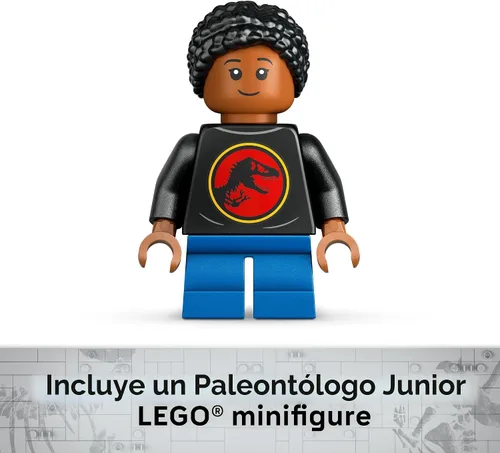Vista 6 de LEGO Jurassic World Fósiles de Dinosaurio Cráneo de Triceratops Juguete - Juguete de Dinosaurio Conjunto de Construcción de Fósiles para Niños