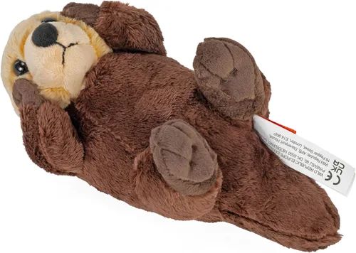 Vista 2 de Wild Republic Wild Calls - Peluche de nutria marina, juguete de peluche, regalos para niños, animal de zoológico, 8 pulgadas