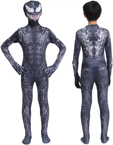 Vista 4 de YAVKELMY Kids Costumes Halloween Cosplay Costumes Children's Performance Bodysuits