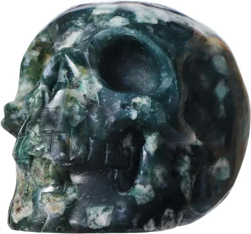 Vista 8 de Calavera de 3 pulgadas (amatista)