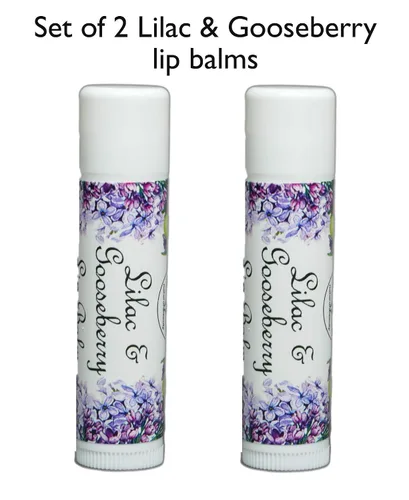 Vista 2 de Bálsamos labiales lila y grosella espinosa Juego de 2 bálsamos Hidratante para labios secos y agrietados Yennefer Scent of a Sorceress by