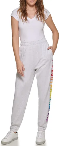 Vista 2 de Calvin Klein Pride - Pantalón deportivo de gran tamaño para mujer