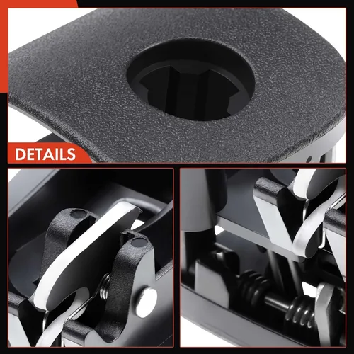 Vista 8 de A-Premium Pestillo de manija de la guantera negro compatible con Chevrolet Corvette 2005-2013 Convertible Hatchback for Chevrolet Corvette