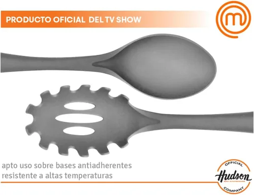 Vista 4 de HUDSON - Juego de utensilios de silicona de 5 piezas con base para colgar