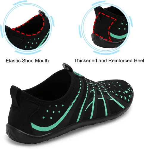 Vista 5 de Zapatos de agua Spesoul para mujer y hombre, transpirables, de secado rápido, suaves, estilo pies descalzos, para senderismo, natación, playa, surf