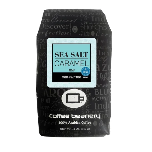 Vista 17 de Coffee Beanery Café con sabor a Amaretto SWP descafeinado 12 onzas (goteo automático) Tostado ligero