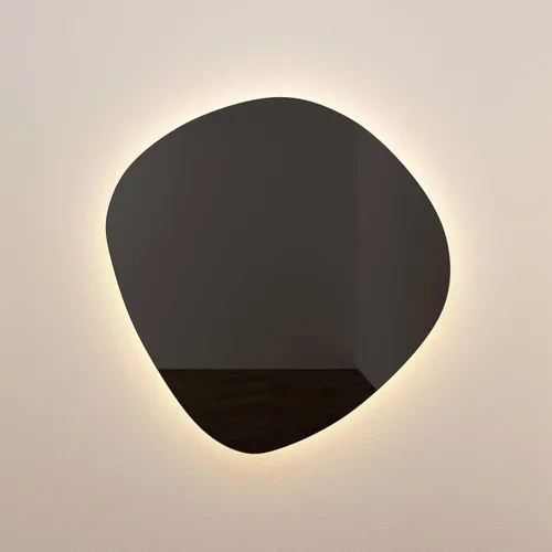 Vista 4 de Tov Furniture Phoebe - Espejo de pared LED con tinte negro