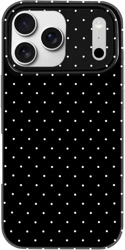 Vista 173 de Hython Funda para iPhone Air, diseño estético de lunares lindos, funda simple de 6.5 pulgadas, delgada, antiarañazos, parachoques de TPU suave, a
