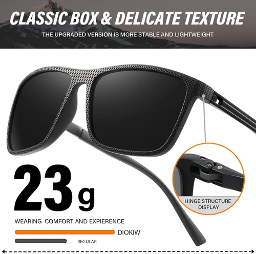 Vista 3 de Gafas de sol polarizadas para hombre, clásicas, ligeras, para conducir, pesca, golf, sol, protección UV