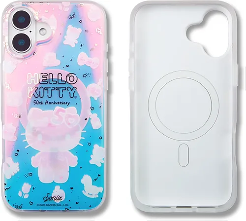 Vista 18 de Sonix x Barbie Funda para iPhone 15 Pro Compatible con MagSafe Probada para caídas de 10 pies Golden Hour
